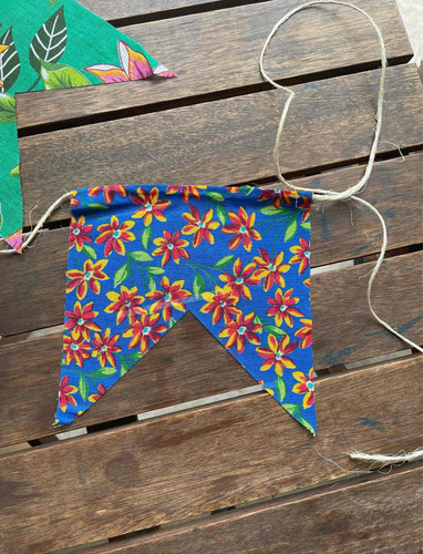 4 Metros Bandeirinhas De Tecido Festa Junina São João Arraiá