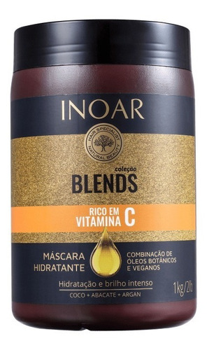 Inoar Máscara Hidratante Coleção Blends 1000g