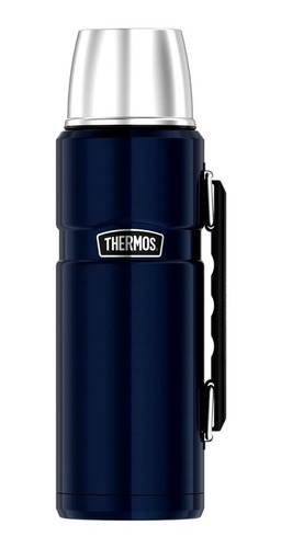 Termo 1.2lt King Azul Petróleo Acero Inoxidable Thermos