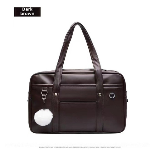 A Bolso De Hombro Japonés Simple Con Uniforme Jk, Pu,
