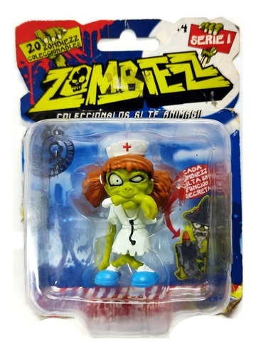 Blister Zombiezz Serie 1 Nurse Moulder Vulcanita