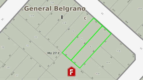 Imagen 6 de 6 de Lote En Venta General Belgrano - (10 X 40) C/ Escritura