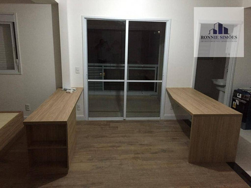 Imagem 7 de 30 de Apartamento À Venda Na Consolação, Edifício Mood, 1 Suíte, 1 Banheiro, 1 Sala Ampla, 1 Vaga De Garagem, 48m², São Paulo. - Ap1227