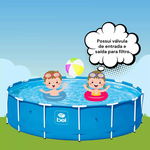 Piscina Redonda De Armação 7000 Litros Bel - 510100