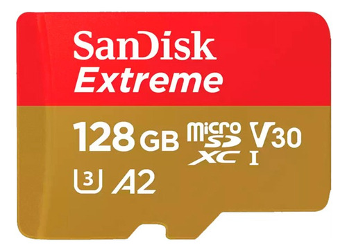 Memoria Micro Sd Sandisk 128gb - R190mb - W90mb - Extreme