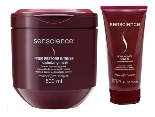 Senscience Inner Intensif Mas 500g + Moisture Leave-in 150g