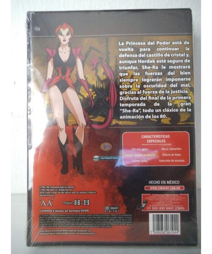 Imagen 4 de 4 de Shera La Princesa Del Poder Temporada 1 Vol 2 Original Dvd