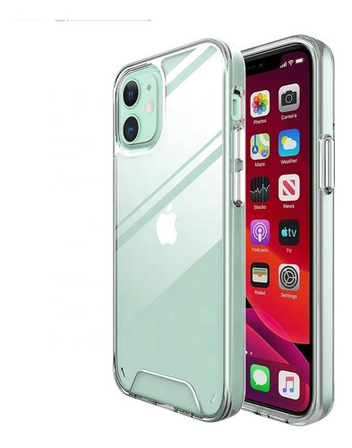 Imagen 2 de 5 de Forro Case Rígido Transparente Para iPhone
