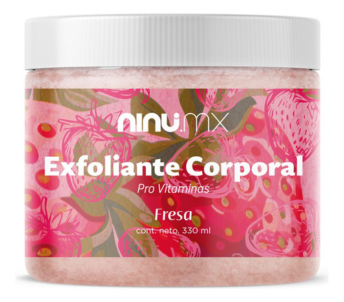 Exfoliante Corporal Pro Vitaminas Ninu Hidrata Aclara Fragancia Fresa
