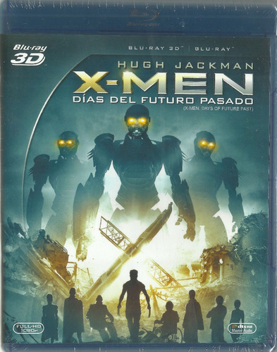 X-men Días Del Futuro Pasado Blu Ray 3d + Blu Ray