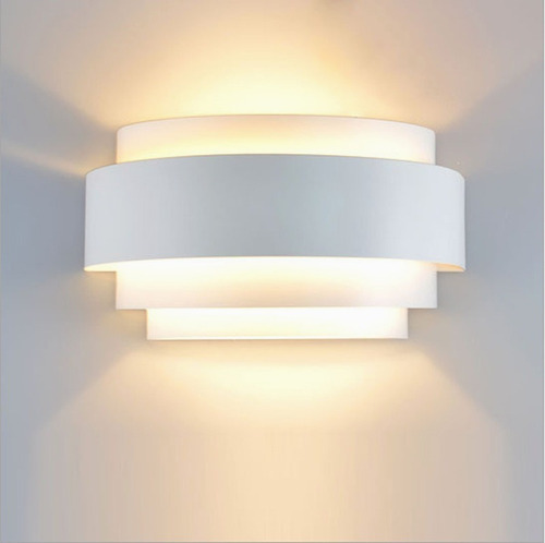 Lámpara De Pared Led De Luz Cálida Interior Moderna 12w