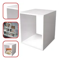 Comprar Prateleira Nicho Cubo Mdf Expositor Para Vitrines 40x35x35cm