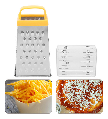 Rallador De Queso Multifuncional De Acero Inoxidable