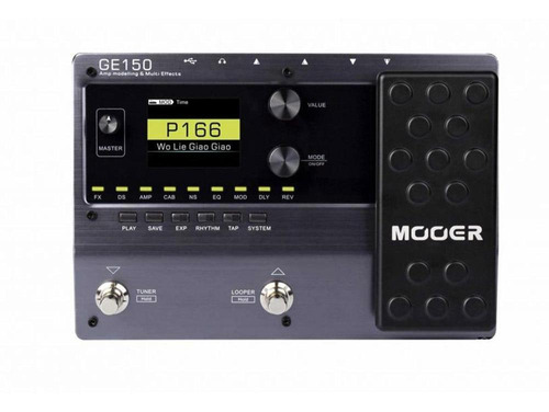 Pedaleira Mooer Ge150 Multiefeitos Para Guitarra