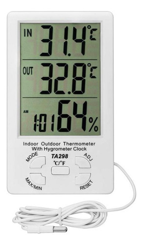 Relogio Estacao Metereologica Higrometro Temperatura Umidade