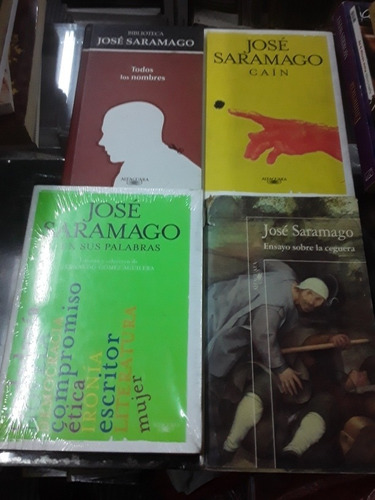 José Saramago Lote X 5 Libros Nuevos Y Usados - Caín Ensayo 