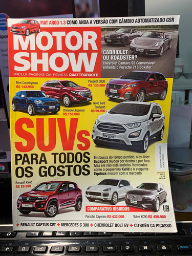 Revista Motor Show Ed 408 Julho 2017 Suvs Para Todos Gostos