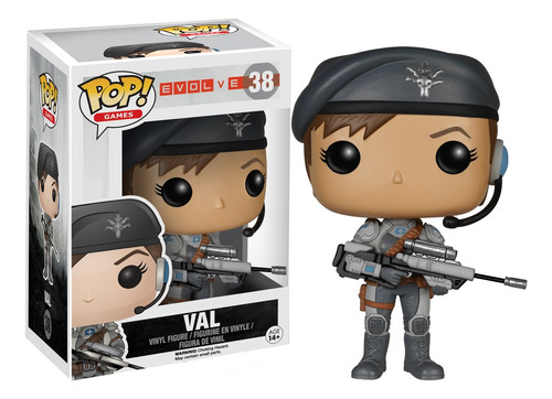 Figura de acción Funko Pop Games: Evolve Val