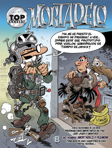 Top Comic Mortadelo 57 La Maquina De Copiar Gente - Ibañ...