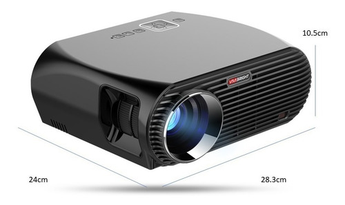 Imagen 6 de 9 de Proyector Profesional Led 3500 Lumens Android Multipuertos Miniteclado Incluido