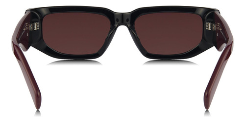 Prada Spr 09zs 11f-08s Square Shape Red Black (Usado)