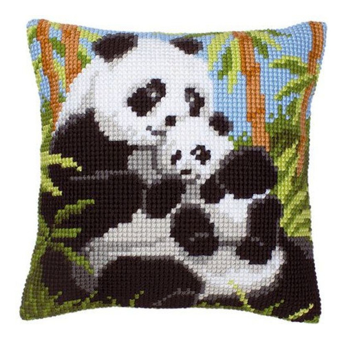 Almohadon Para Bordar En Punto Cruz - Kit Completo Aguja