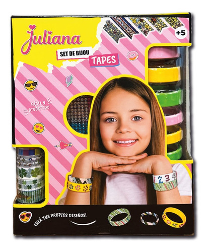 Juliana Set De Bijou Para Crear Tapes Original En Caja