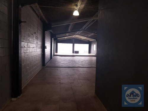 Galpão Para Alugar, 280 M² Por R$ 5.400,00/mês - Vila São Jorge - São Vicente/sp - Ga0044