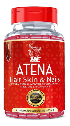Imagem 6 de 6 de 6x Atena Vitamina Para Unhas Fracas E Reduz Queda De Cabelo