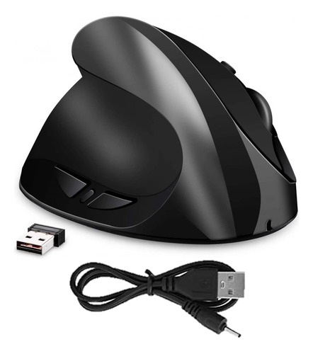 Mouse Inalámbrico Vertical Ergonómico Con Batería Recargable