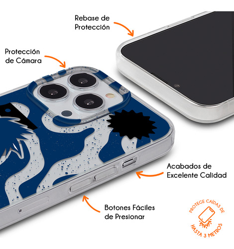 Funda Para Honor Naruto Anime Sasuke Uchiha Clan Ninja Case