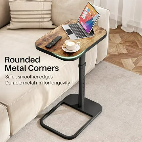 Mesa Auxiliar Ajustable Kitstorack Para Sofá Y Cama - Ideal
