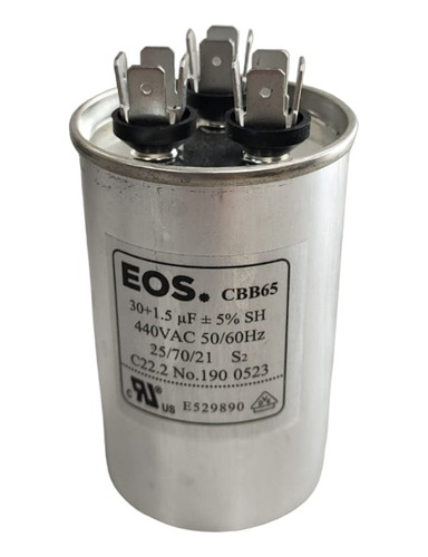 Capacitor Fase 30+1,5 Mdfx440v