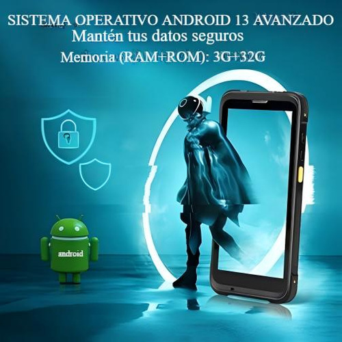 Lector De Códigos De Barras Android 13 1d/2d/qr Pda 4g Zebra