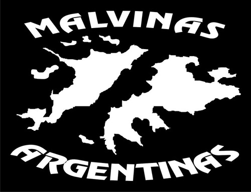 Calcomania Ploteo Malvinas Argentinas 20 Cm.