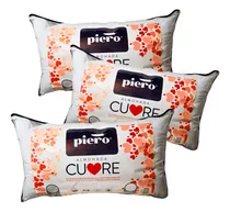 Comprar Combo X3 Almohadas Piero Cuore 70x50 Fibra Y Espuma (núcleo)