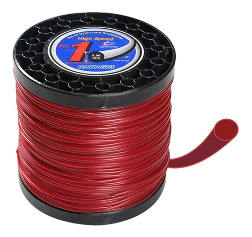 Imagem 2 de 2 de Bobina Fio Nylon Cortador Grama Redondo 3,00 Mm X 120 M 1kg