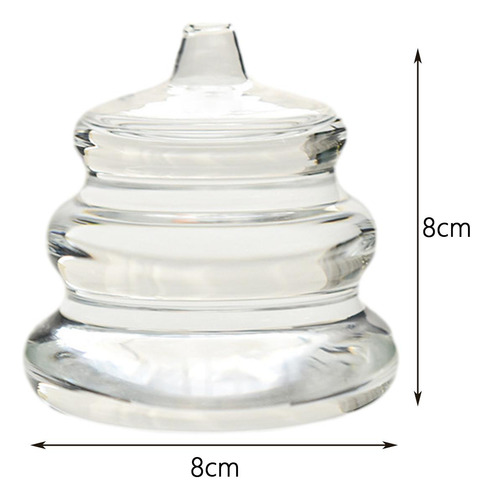 Jarrón De Cristal Transparente, Jarrones Decorativos Para