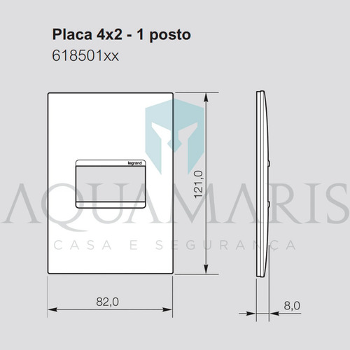 Tomada Rj45 Femea Pial Legrand Preta Cat6 Suporte Placa 4x2 Cor Preto