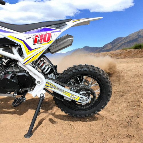 Mini Motocross Montable Motor Gasolina 110cc Uso Profesional