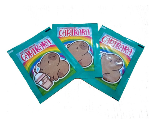 Pack De 20 Sobres Las Aventuras De Capibara 2025 Capibara Pack De Sobres