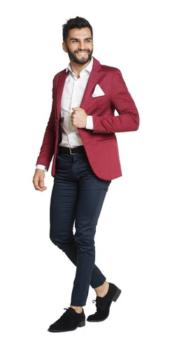 Trajes Ambos Hombre Slim Fit Y Camisa Zapato Cinto Y Pañuelo