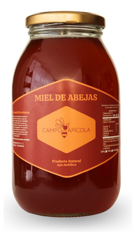 Miel De Abejas Pura 100%. Campo Apícola S - g a $45