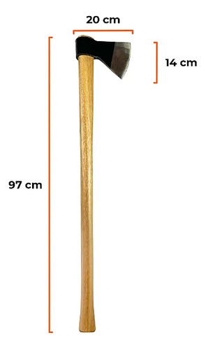 Machado Wenzel 334 No 3,5 Com Cabo De 970 Mm E Lamina Afiado