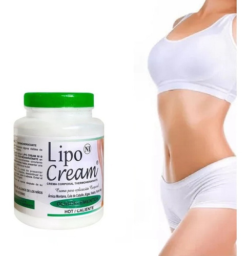 Crema Reductoras Lipocream Tapa Verde Quema Grasa Hidratante