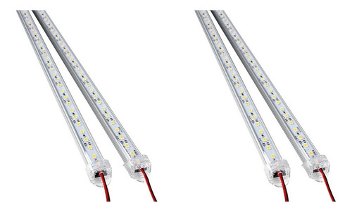 24 Tiras De Luz Led De 50 Cm Para Barra De Oficina, Color Bl