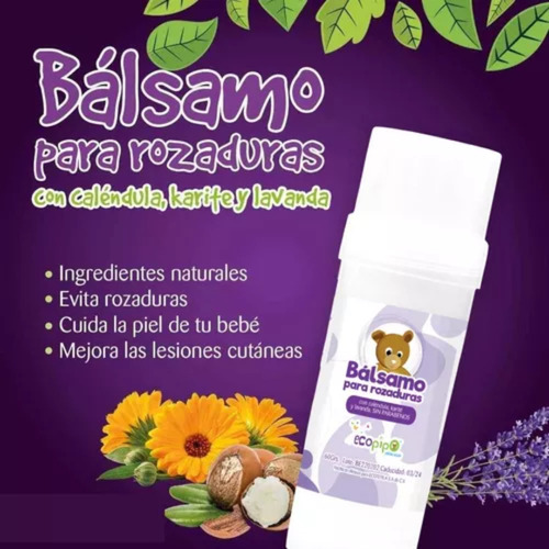 Kit Bolsas Para Pañales Ecológicos + Detergente + Bálsamo