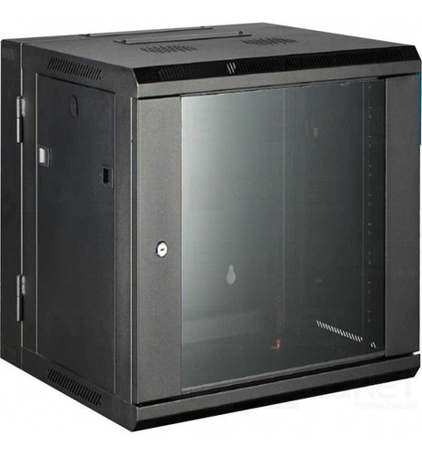 Rack Gabinete De Pared Puerta De Vidrio 12 U