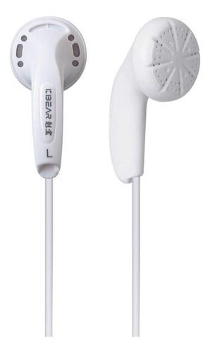 Auriculares Con Cable 3.5mm Kinboofi 1dd Ergonomicos Blanco