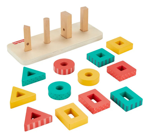 Classificador de Formas de Madeira para Bebês - Fisher Price